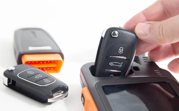 Auto Locksmith Sunderland Programming two car keys An Auto Locksmith Sunderland programming two car keys.